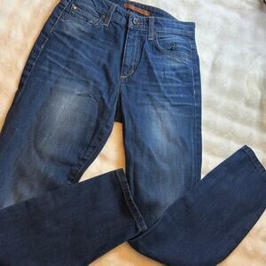 Joe's Jeans High Rise Straight Ankle Blue Denim RN# 106214